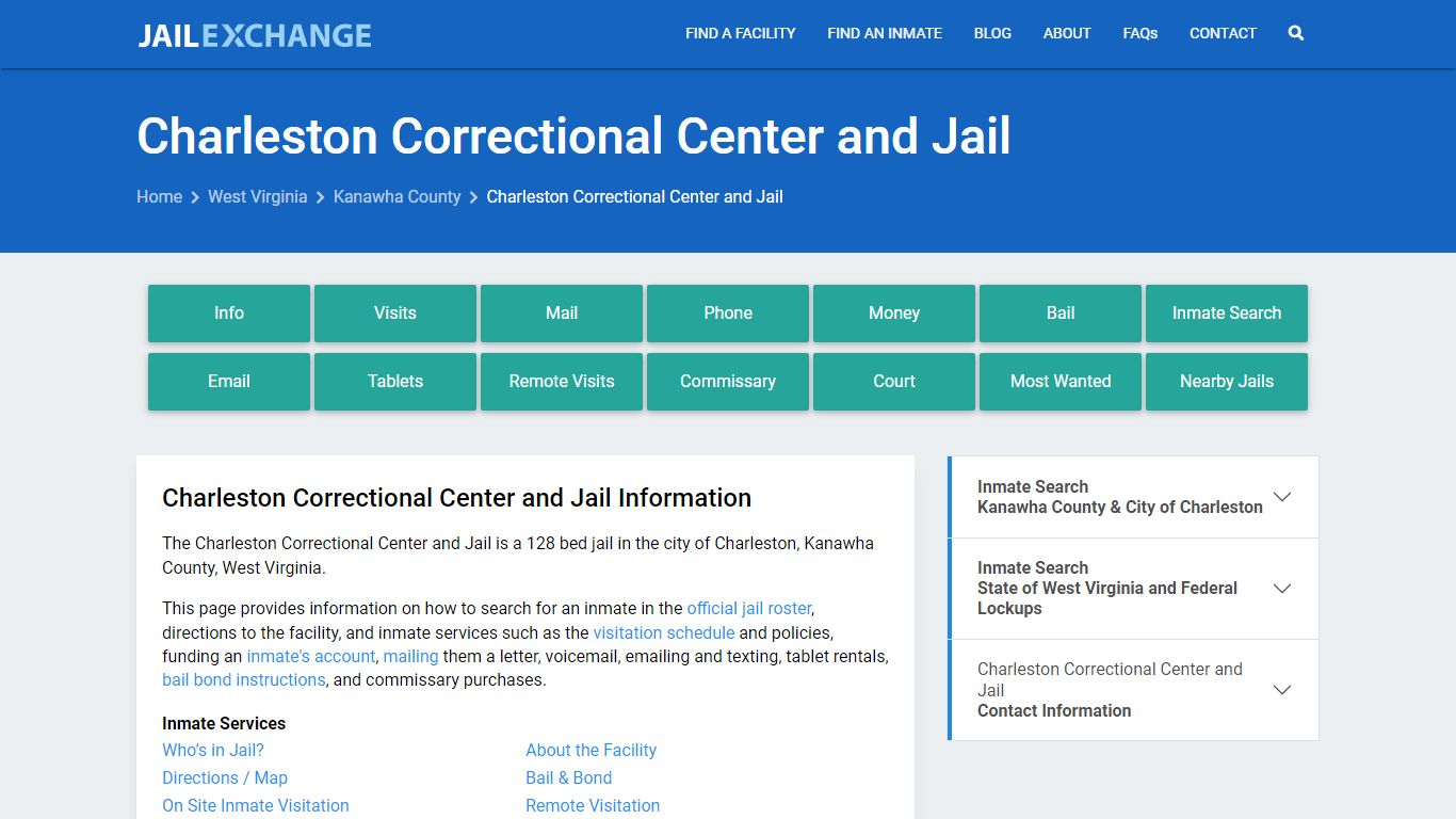 Charleston Correctional Center and Jail - Jail Exchange